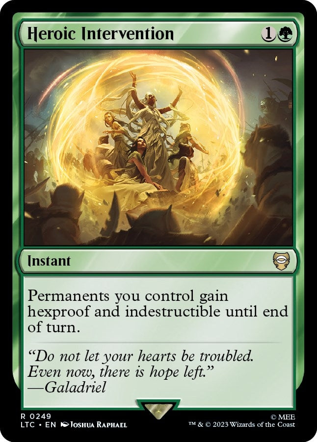 Image for Heroic Intervention (Commander: The Lord of the Rings: Tales of Middle-earth) (249) - Magic: The Gathering