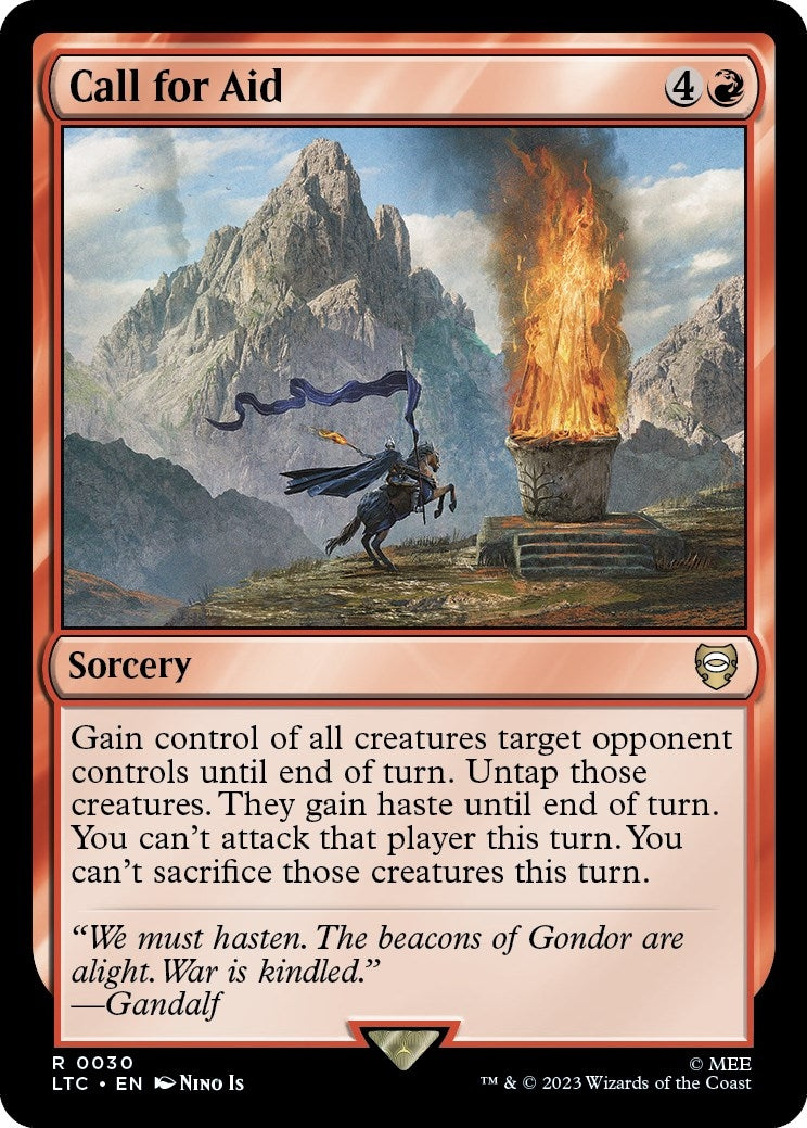 Image for Call for Aid (Commander: The Lord of the Rings: Tales of Middle-earth) (30) - Magic: The Gathering