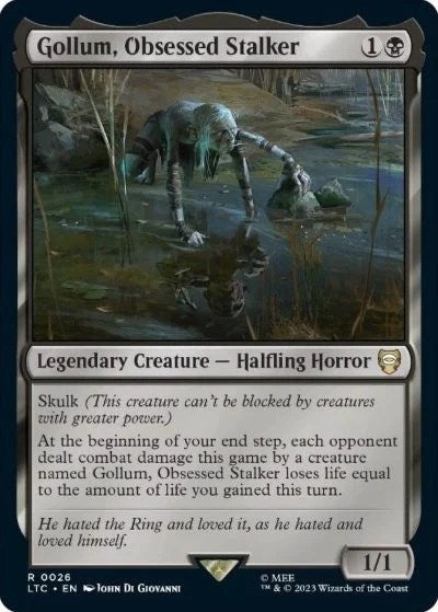 Image for Gollum, Obsessed Stalker (Commander: The Lord of the Rings: Tales of Middle-earth) (26) - Magic: The Gathering