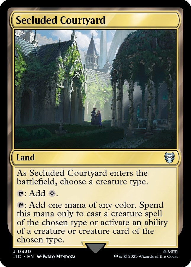 Image for Secluded Courtyard (Commander: The Lord of the Rings: Tales of Middle-earth) (330) - Magic: The Gathering