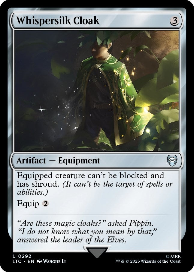 Image for Whispersilk Cloak (Commander: The Lord of the Rings: Tales of Middle-earth) (292) - Magic: The Gathering