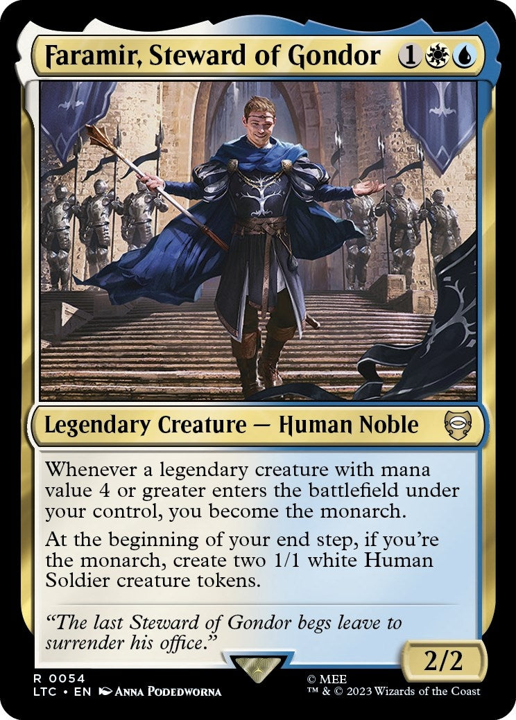 Image for Faramir, Steward of Gondor (Commander: The Lord of the Rings: Tales of Middle-earth) (54) - Magic: The Gathering
