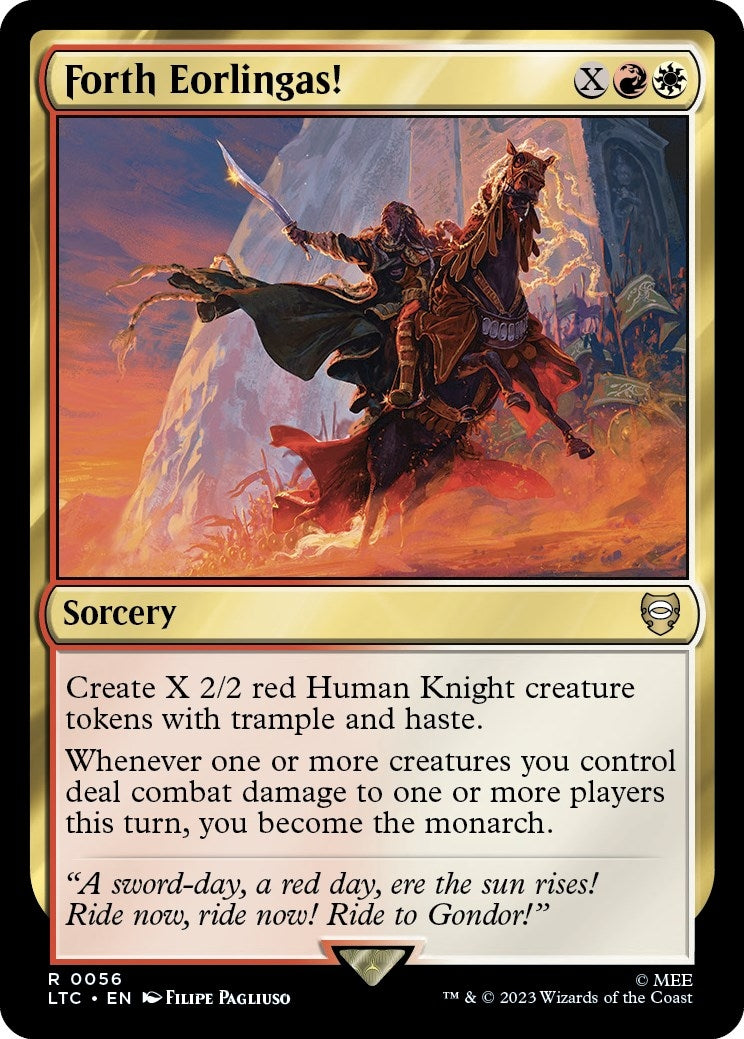 Image for Forth Eorlingas! (Commander: The Lord of the Rings: Tales of Middle-earth) (56) - Magic: The Gathering