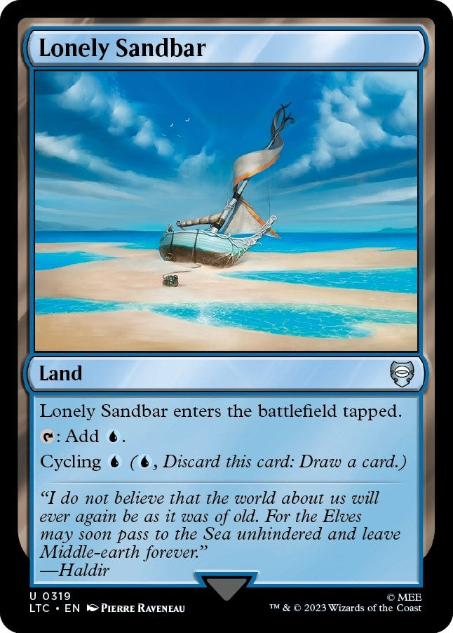 Image for Lonely Sandbar (Commander: The Lord of the Rings: Tales of Middle-earth) (319) - Magic: The Gathering