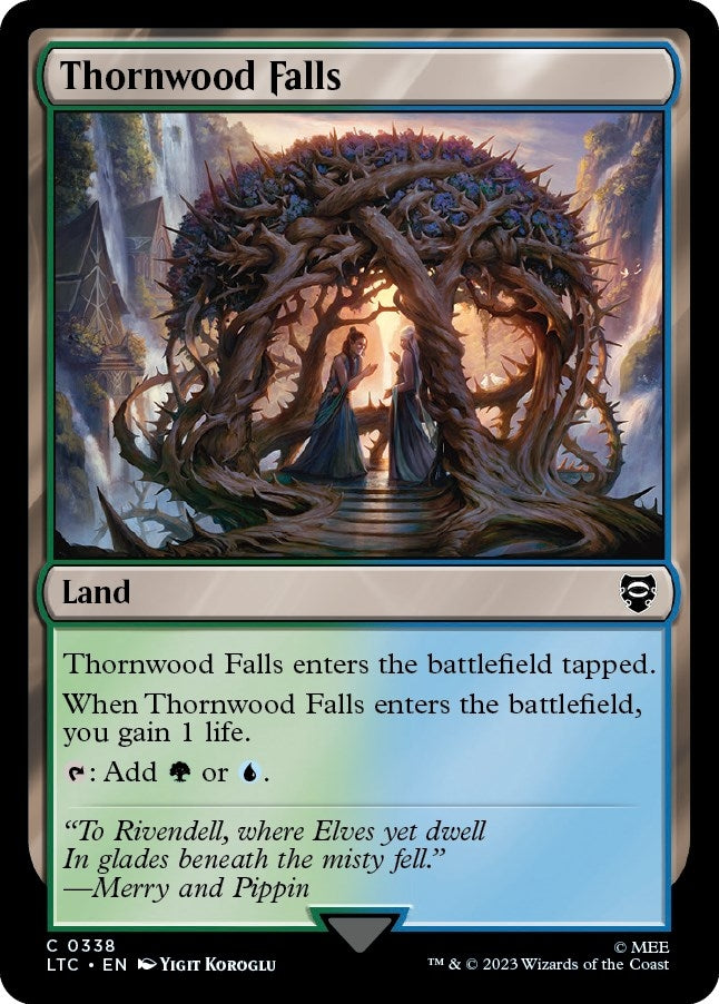 Image for Thornwood Falls (Commander: The Lord of the Rings: Tales of Middle-earth) (338) - Magic: The Gathering