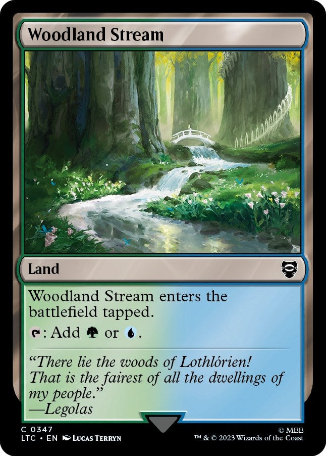 Image for Woodland Stream (Commander: The Lord of the Rings: Tales of Middle-earth) (347) - Magic: The Gathering
