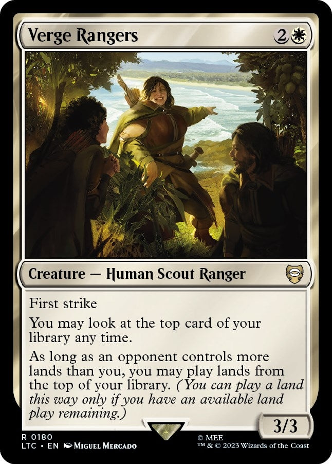 Image for Verge Rangers (Commander: The Lord of the Rings: Tales of Middle-earth) (180) - Magic: The Gathering