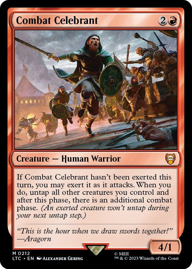 Image for Combat Celebrant (Commander: The Lord of the Rings: Tales of Middle-earth) (212) - Magic: The Gathering
