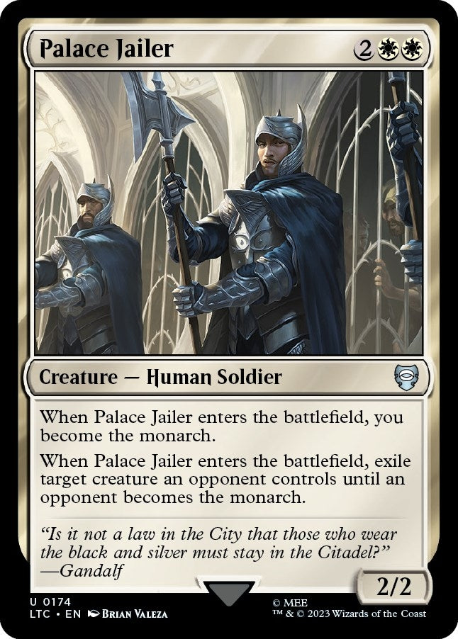 Image for Palace Jailer (Commander: The Lord of the Rings: Tales of Middle-earth) (174) - Magic: The Gathering
