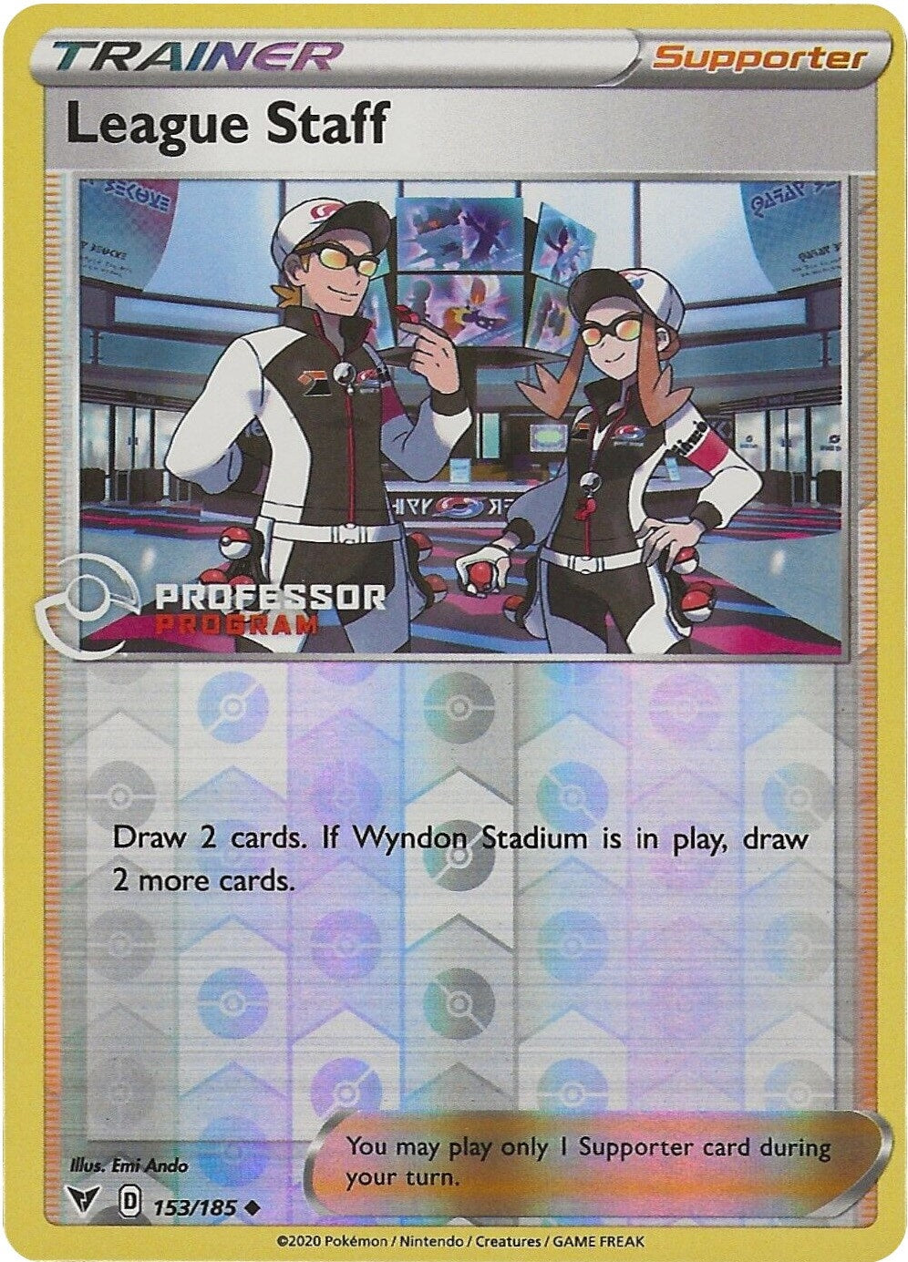 Image for League Staff (Professor Program Promos) (153/185) - Pokemon