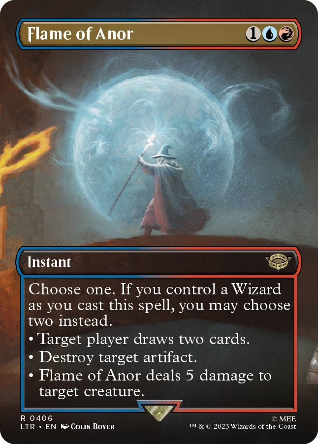 Image for Flame of Anor (Borderless) (Universes Beyond: The Lord of the Rings: Tales of Middle-earth) (406) - Magic: The Gathering
