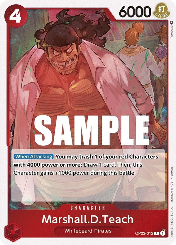 Image for Marshall.D.Teach (Pillars of Strength) (OP03-012) - One Piece Card Game