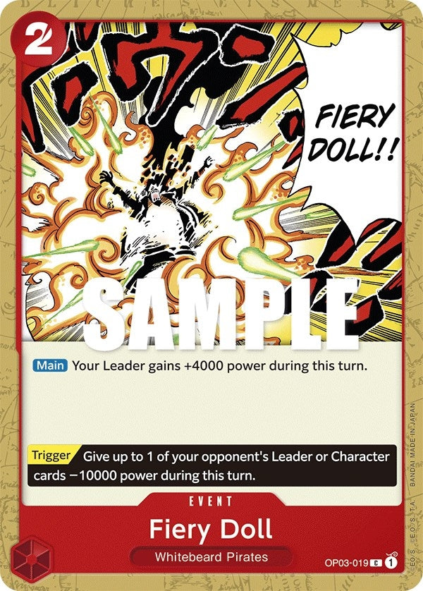 Image for Fiery Doll (Pillars of Strength) (OP03-019) - One Piece Card Game