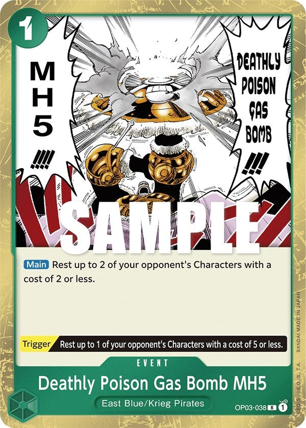 Image for Deathly Poison Gas Bomb MH5 (Pillars of Strength) (OP03-038) - One Piece Card Game