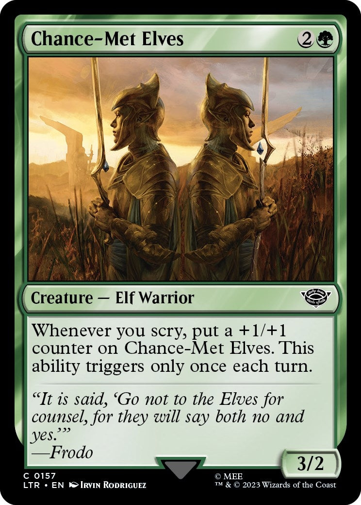 Image for Chance-Met Elves (Universes Beyond: The Lord of the Rings: Tales of Middle-earth) (157) - Magic: The Gathering