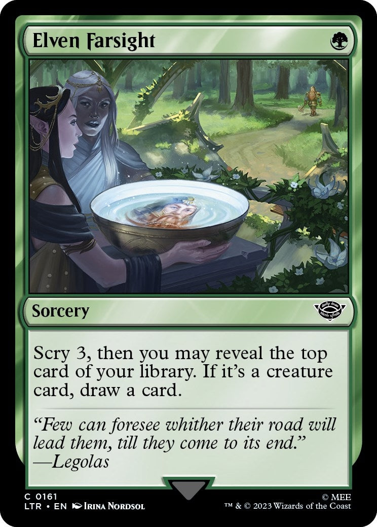 Image for Elven Farsight (Universes Beyond: The Lord of the Rings: Tales of Middle-earth) (161) - Magic: The Gathering