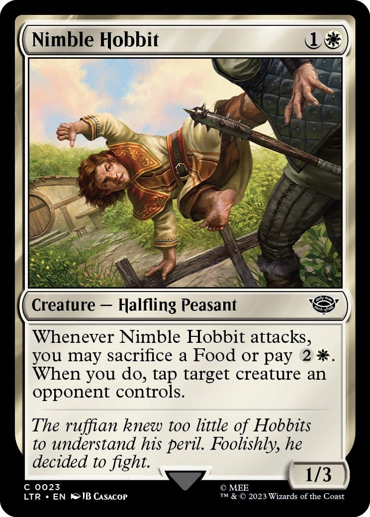 Image for Nimble Hobbit (Universes Beyond: The Lord of the Rings: Tales of Middle-earth) (23) - Magic: The Gathering