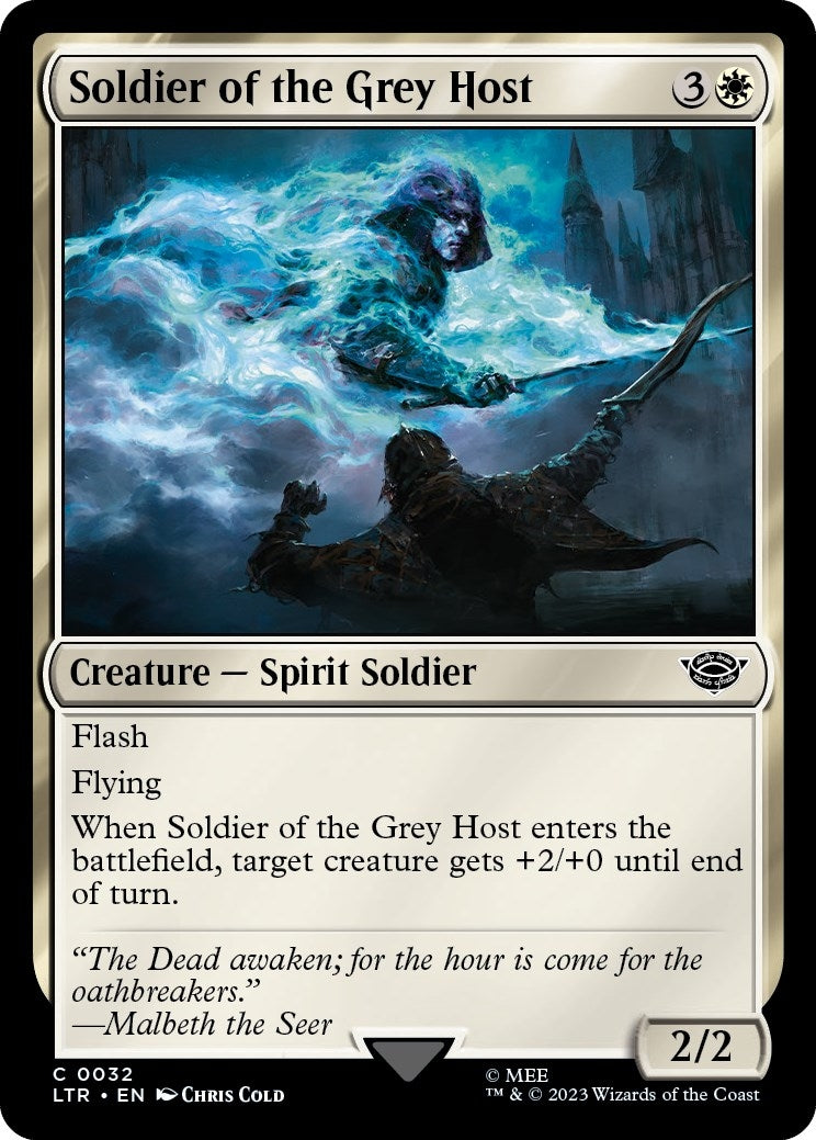 Image for Soldier of the Grey Host (Universes Beyond: The Lord of the Rings: Tales of Middle-earth) (32) - Magic: The Gathering