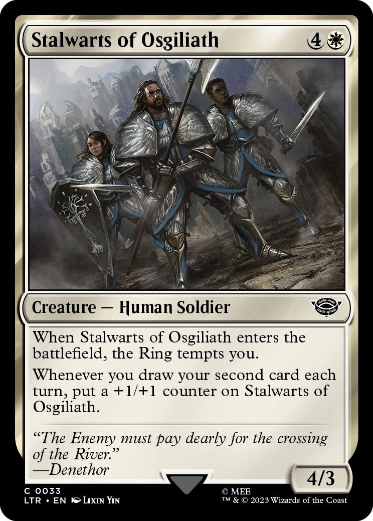 Image for Stalwarts of Osgiliath (Universes Beyond: The Lord of the Rings: Tales of Middle-earth) (33) - Magic: The Gathering