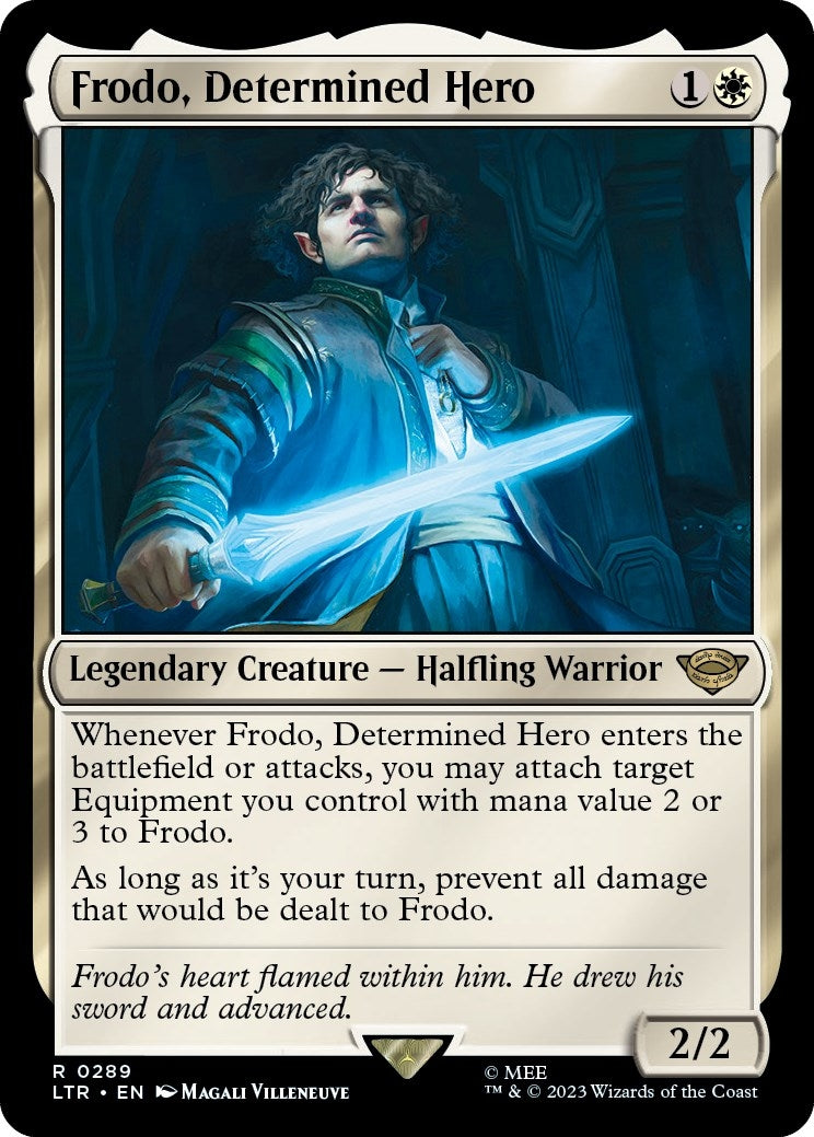 Image for Frodo, Determined Hero (Universes Beyond: The Lord of the Rings: Tales of Middle-earth) (289) - Magic: The Gathering