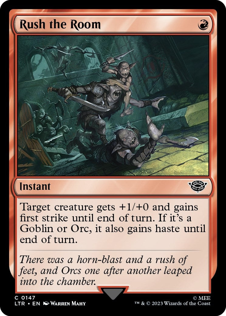 Image for Rush the Room (Universes Beyond: The Lord of the Rings: Tales of Middle-earth) (147) - Magic: The Gathering