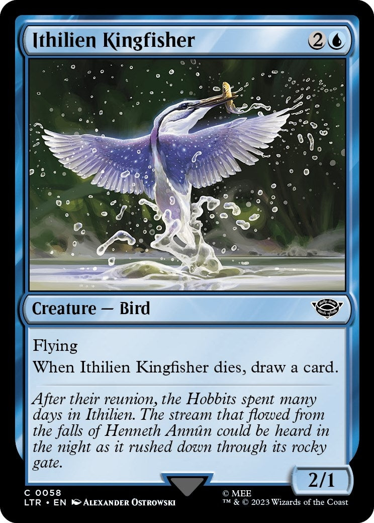 Image for Ithilien Kingfisher (Universes Beyond: The Lord of the Rings: Tales of Middle-earth) (58) - Magic: The Gathering