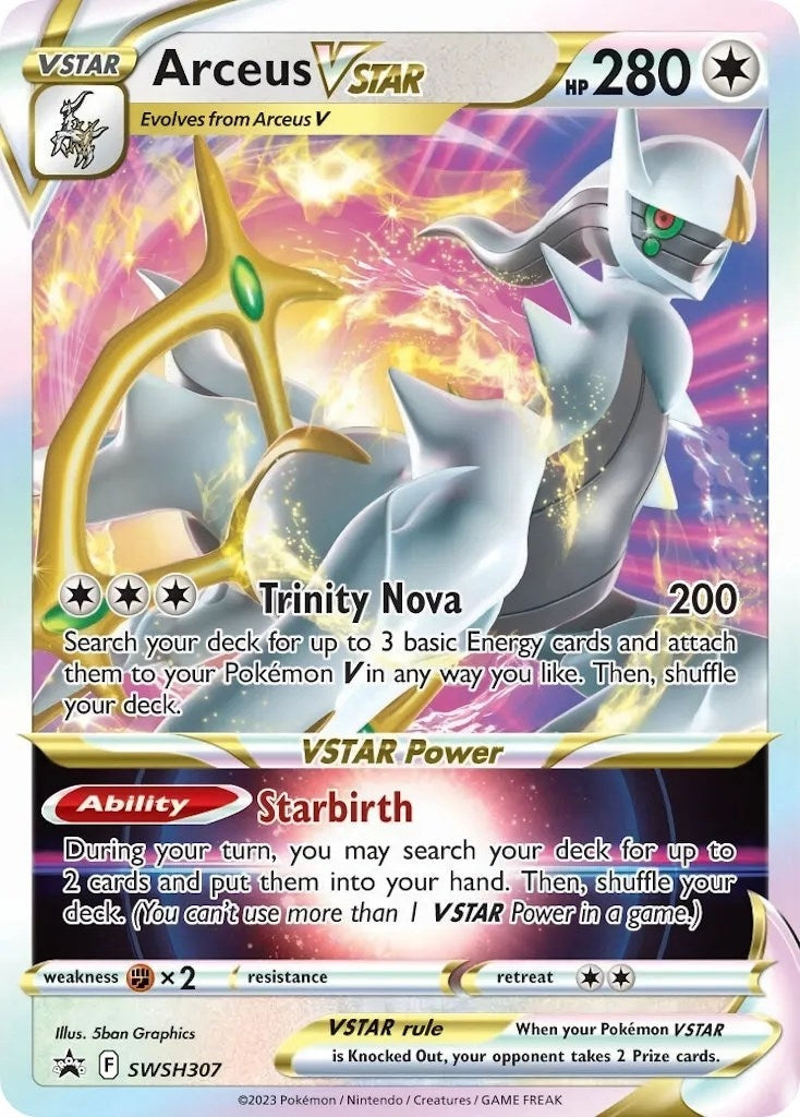 Image for Arceus VSTAR - SWSH307 (SWSH: Sword & Shield Promo Cards) (SWSH307) - Pokemon