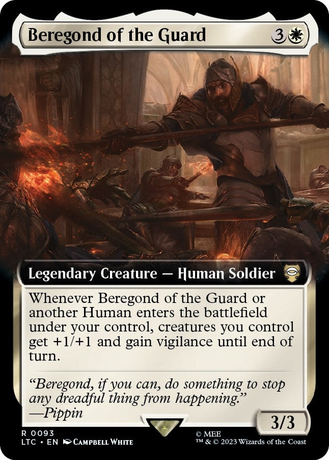 Image for Beregond of the Guard (Extended Art) (Commander: The Lord of the Rings: Tales of Middle-earth) (93) - Magic: The Gathering