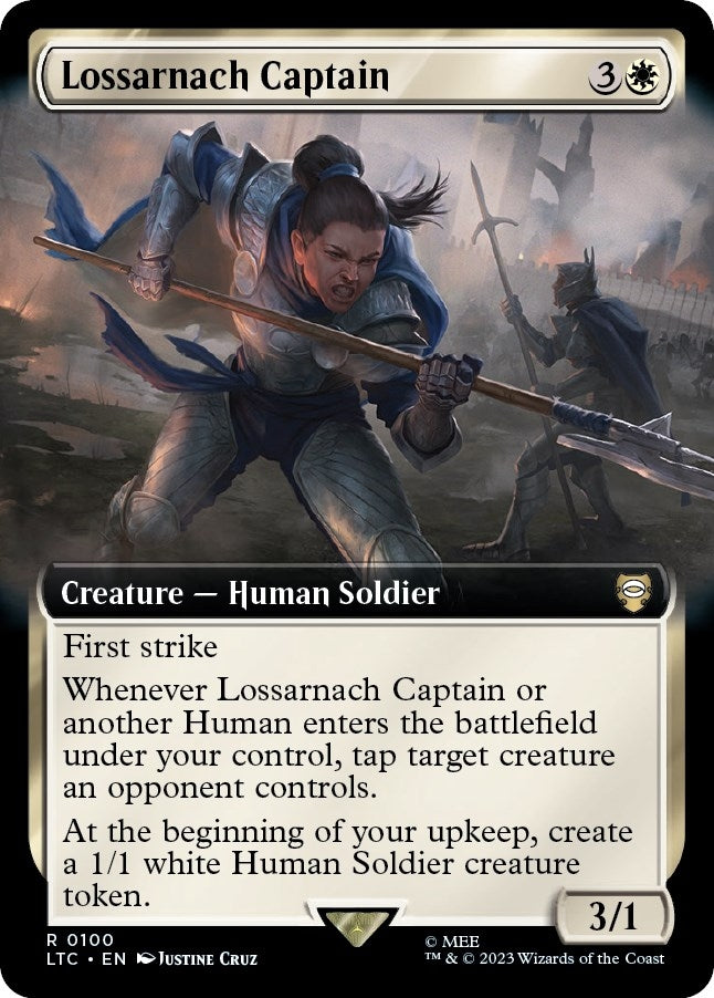 Image for Lossarnach Captain (Extended Art) (Commander: The Lord of the Rings: Tales of Middle-earth) (100) - Magic: The Gathering