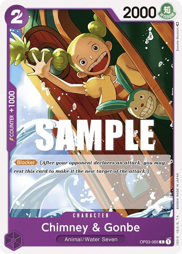 Image for Chimney & Gonbe (Pillars of Strength) (OP03-065) - One Piece Card Game