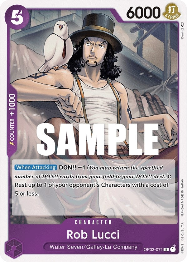 Image for Rob Lucci (071) (Pillars of Strength) (OP03-071) - One Piece Card Game