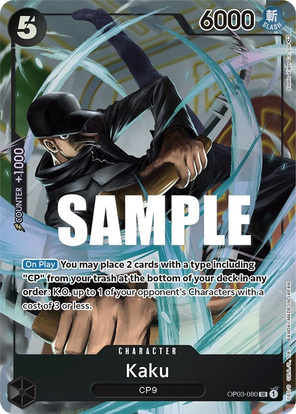 Image for Kaku (080) (Alternate Art) (Pillars of Strength) (OP03-080) - One Piece Card Game