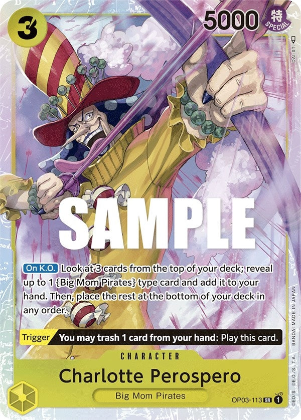 Image for Charlotte Perospero (Pillars of Strength) (OP03-113) - One Piece Card Game