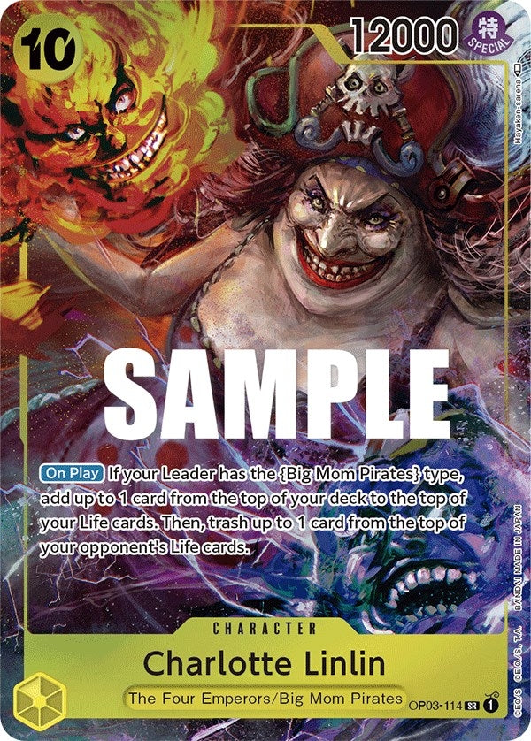 Image for Charlotte Linlin (114) (Alternate Art) (Pillars of Strength) (OP03-114) - One Piece Card Game