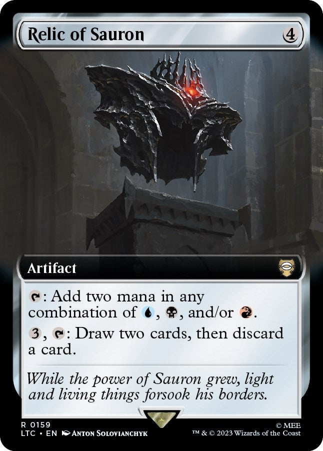 Image for Relic of Sauron (Extended Art) (Commander: The Lord of the Rings: Tales of Middle-earth) (159) - Magic: The Gathering