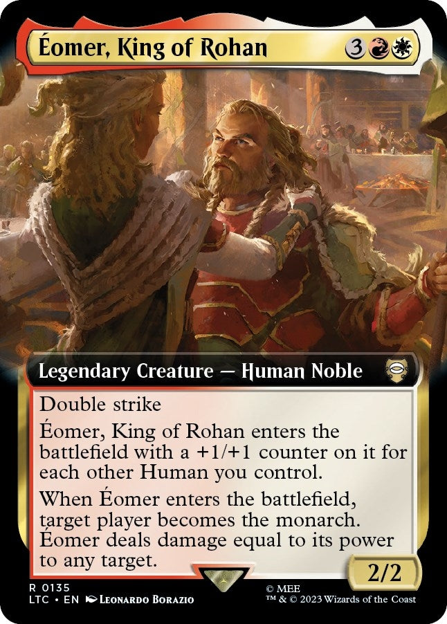 Image for Eomer, King of Rohan (Extended Art) (Commander: The Lord of the Rings: Tales of Middle-earth) (135) - Magic: The Gathering