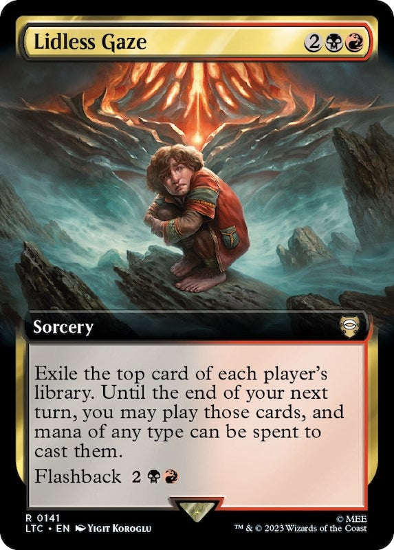 Image for Lidless Gaze (Extended Art) (Commander: The Lord of the Rings: Tales of Middle-earth) (141) - Magic: The Gathering