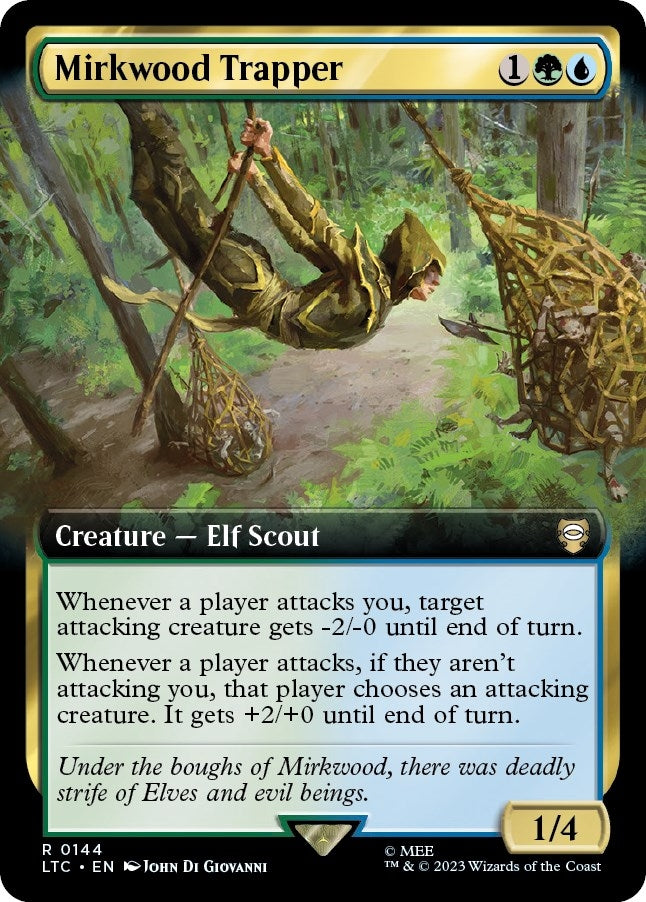 Image for Mirkwood Trapper (Extended Art) (Commander: The Lord of the Rings: Tales of Middle-earth) (144) - Magic: The Gathering