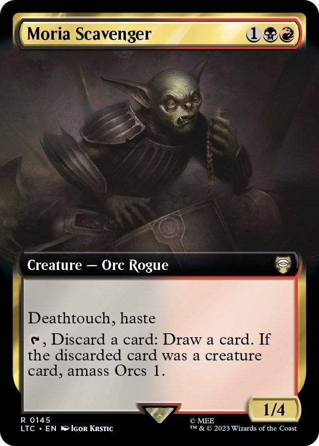 Image for Moria Scavenger (Extended Art) (Commander: The Lord of the Rings: Tales of Middle-earth) (145) - Magic: The Gathering