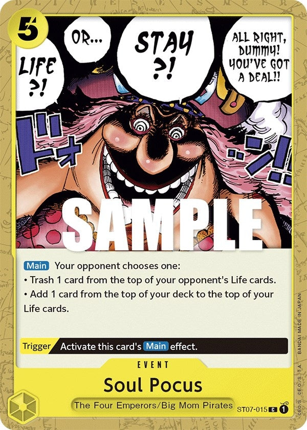 Image for Soul Pocus (Starter Deck 7: Big Mom Pirates) (ST07-015) - One Piece Card Game