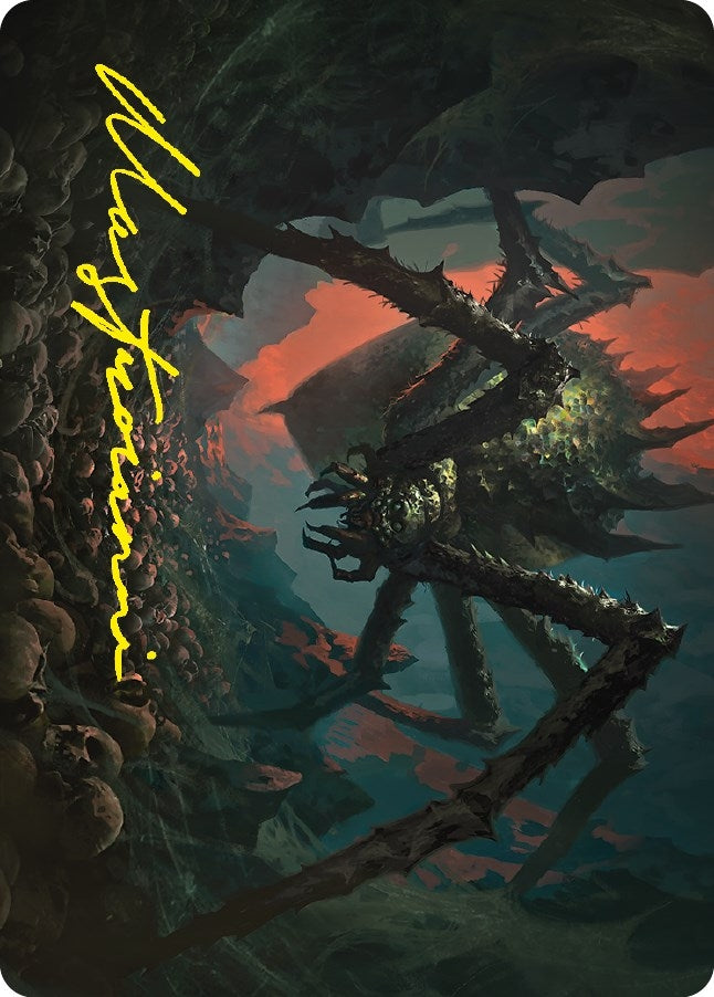 Image for Shelob, Child of Ungoliant Art Card (Gold-Stamped Signature) (Art Series: Universes Beyond: The Lord of the Rings: Tales of Middle-earth) (23) - Magic: The Gathering