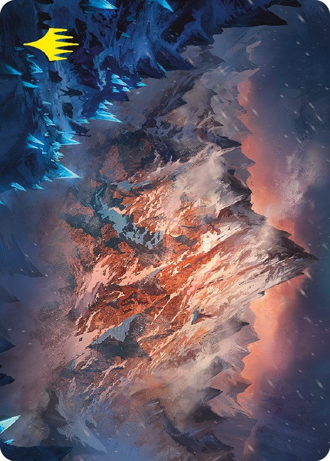 Image for Mountain Art Card (Gold-Stamped Signature) (Art Series: Universes Beyond: The Lord of the Rings: Tales of Middle-earth) (31) - Magic: The Gathering
