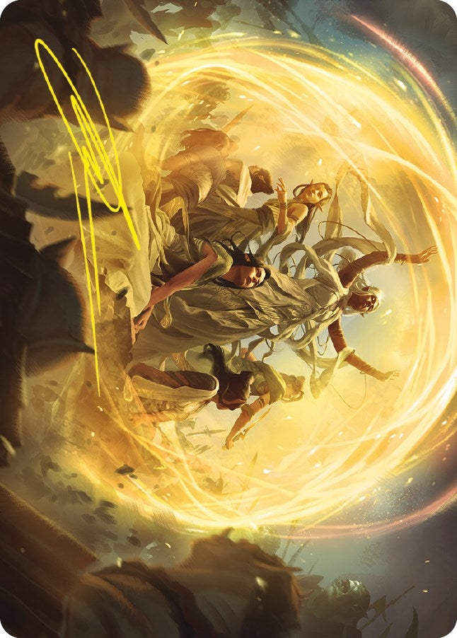 Image for Heroic Intervention Art Card (Gold-Stamped Signature) (Art Series: Universes Beyond: The Lord of the Rings: Tales of Middle-earth) (73) - Magic: The Gathering