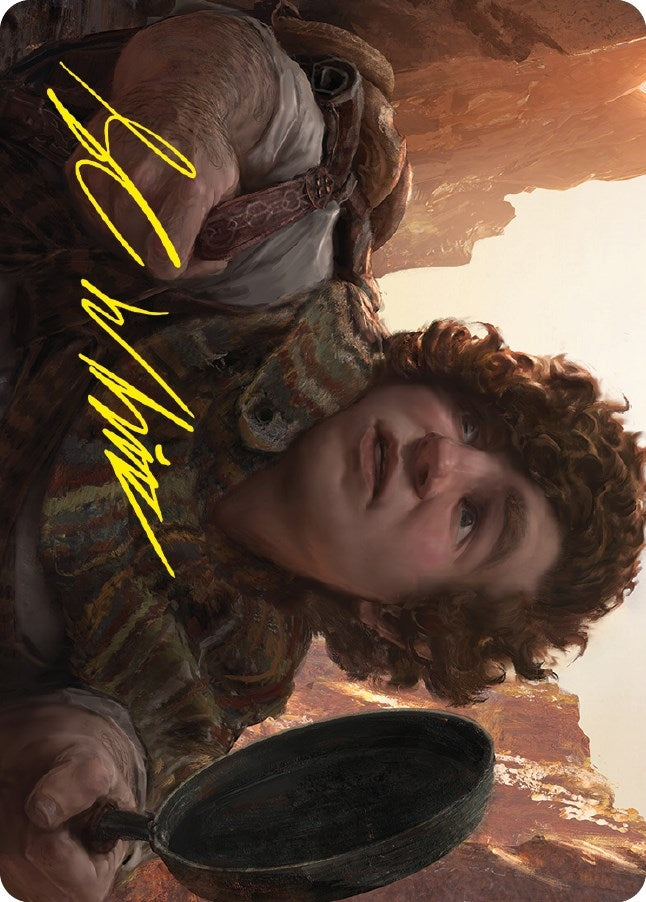 Image for Sam, Loyal Attendant Art Card (Gold-Stamped Signature) (Art Series: Universes Beyond: The Lord of the Rings: Tales of Middle-earth) (58) - Magic: The Gathering