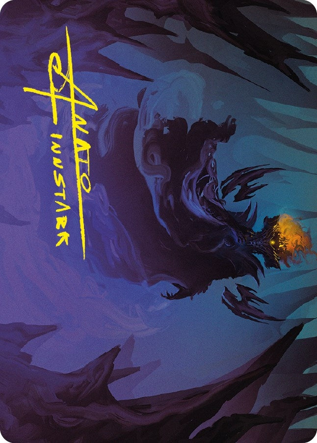 Image for Sauron, the Necromancer Art Card (Gold-Stamped Signature) (Art Series: Universes Beyond: The Lord of the Rings: Tales of Middle-earth) (42) - Magic: The Gathering