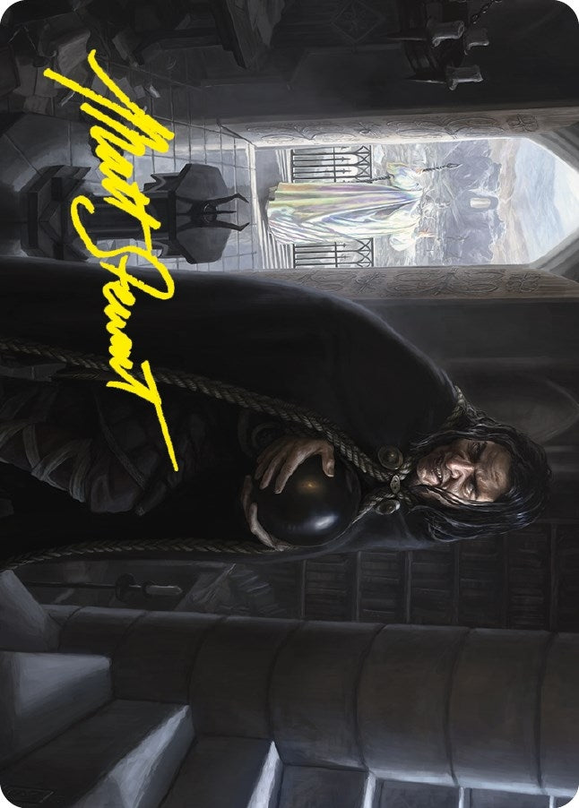 Image for Grima, Saruman's Footman Art Card (Gold-Stamped Signature) (Art Series: Universes Beyond: The Lord of the Rings: Tales of Middle-earth) (63) - Magic: The Gathering