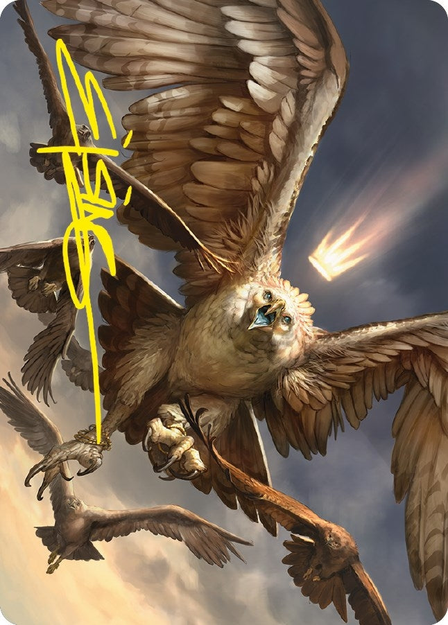 Image for Gwaihir, Greatest of the Eagles Art Card (Gold-Stamped Signature) (Art Series: Universes Beyond: The Lord of the Rings: Tales of Middle-earth) (59) - Magic: The Gathering