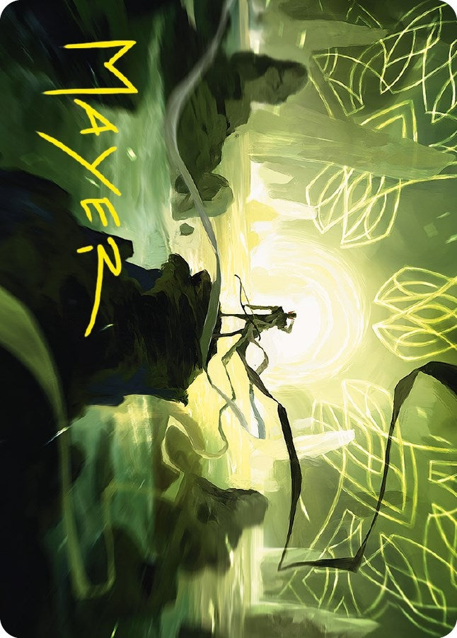 Image for Legolas, Master Archer Art Card (Gold-Stamped Signature) (Art Series: Universes Beyond: The Lord of the Rings: Tales of Middle-earth) (45) - Magic: The Gathering