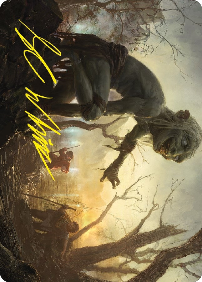 Image for Smeagol, Helpful Guide Art Card (Gold-Stamped Signature) (Art Series: Universes Beyond: The Lord of the Rings: Tales of Middle-earth) (24) - Magic: The Gathering