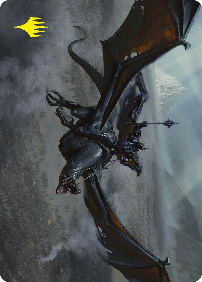 Image for Lord of the Nazgul Art Card (Gold-Stamped Signature) (Art Series: Universes Beyond: The Lord of the Rings: Tales of Middle-earth) (64) - Magic: The Gathering